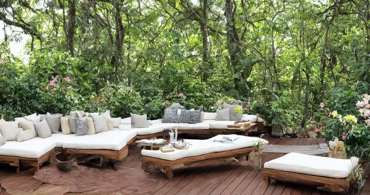 Skab en afslappende stemning i din udendørs stue med et loungesæt